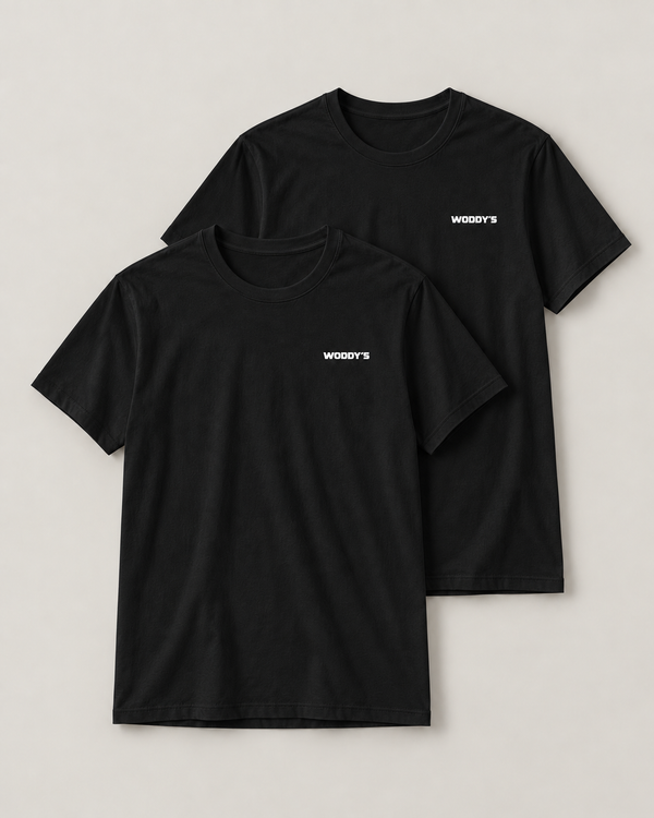T-shirts – sort – 2-pak