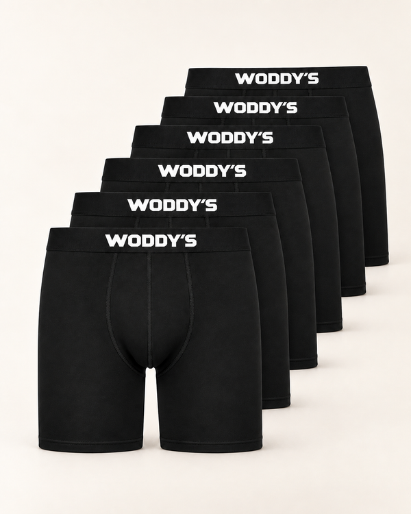 Boxershorts aus Bio-Baumwolle – langes Bein – 6er-Pack