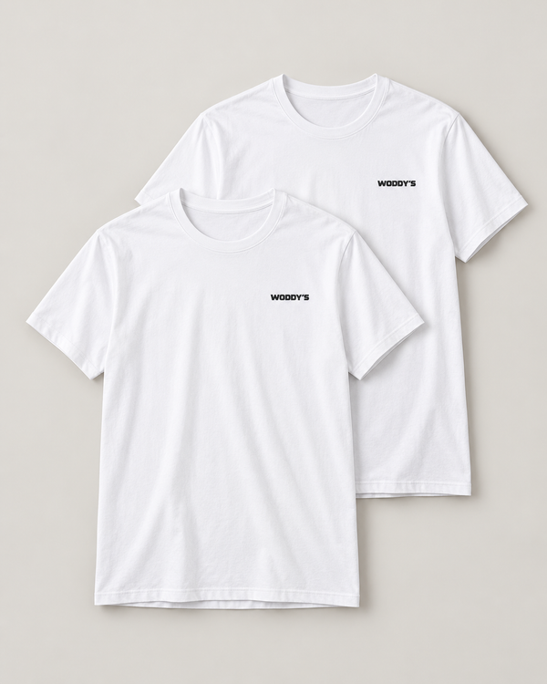 T-shirts – hvid – 2-pak